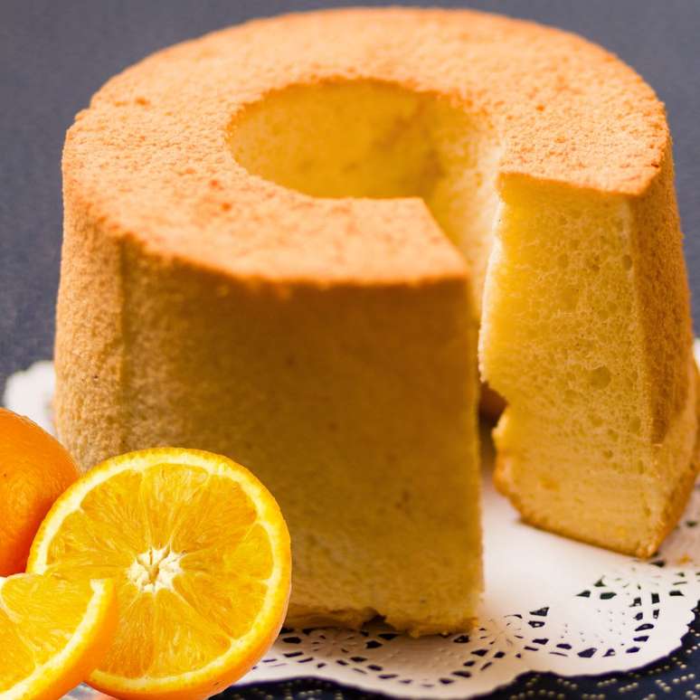 Orange chiffon cake: perfectly tart, oozing sweetness