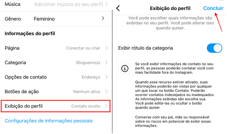 Você pode adicionar botões de ação na sua bio do Instagram para diversas finalidades (Imagem: Captura de tela/Fabrício Calixto/Canaltech)