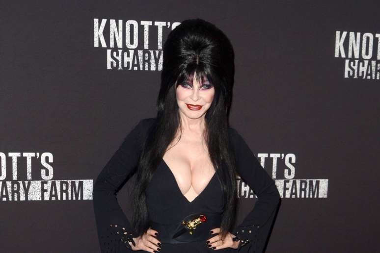 The hairstyle inspired by the character Elvira is a bold option for Halloween The hairstyle inspired by the character Elvira is a bold option for Halloween