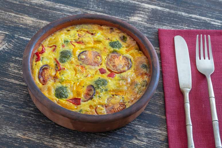 Fritata de vegetais 