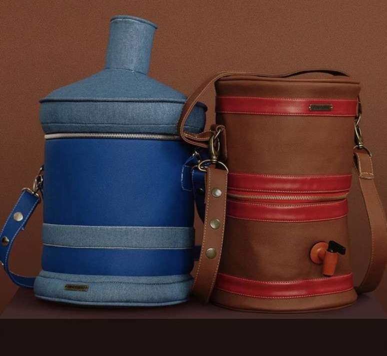 Bolsas gal&atilde;o de &aacute;gua e filtro de barro