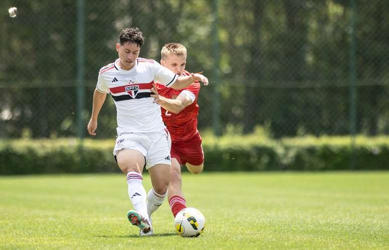 Time sub-20 do São Paulo empatou por 1 a 1 com a seleção sub-21 da Rússia –