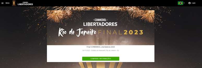 Ingresso para a FINAL da Libertadores 2023