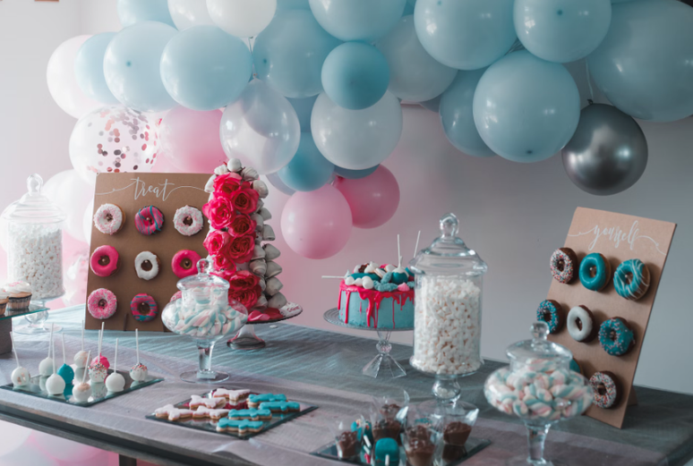 39. Decoração de Dia das Crianças: rosa, branco e azul são os tons principais desse décor – Foto: Unsplash