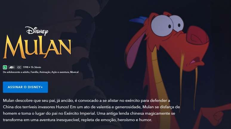 Filme Mulan –