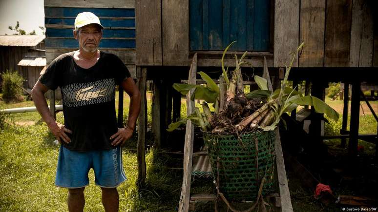 Eristiano Marinho é um dos agricultores ameaçados pela seca