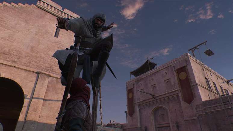 Enquanto uma volta às origens foi entendida como remake por muitos jogadores, a equipe de Assassin's Creed: Mirage optou conscientemente por condensar o game, misturando elementos modernos e clássicos (Imagem: Captura de Tela/Canaltech/Durval Ramos)