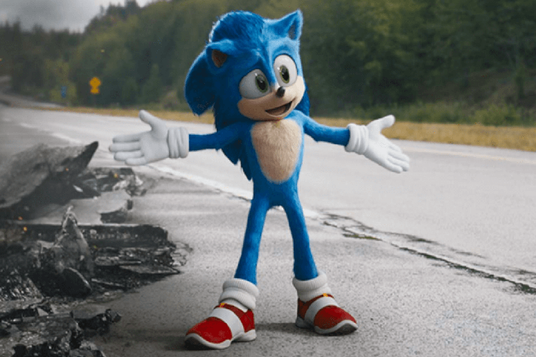 O filme conta a história de Sonic, um ouriço azul super-rápido com a capacidade de gerar energia 
