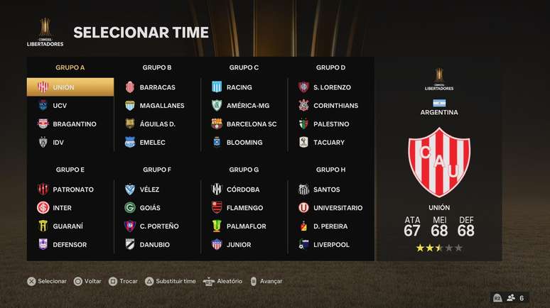EA FC 24: como jogar a Libertadores no jogo de futebol