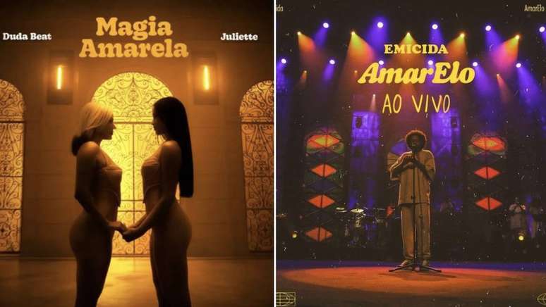 'Magia Amarela', de Juliette e Duda Beat e 'AmarElo', de Emicida