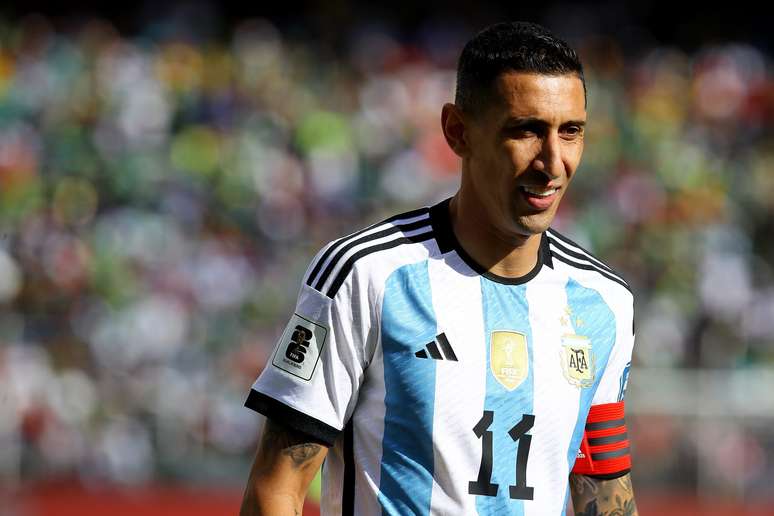 Di María, meia da Argentina (Leonardo Fernández/Getty Images)