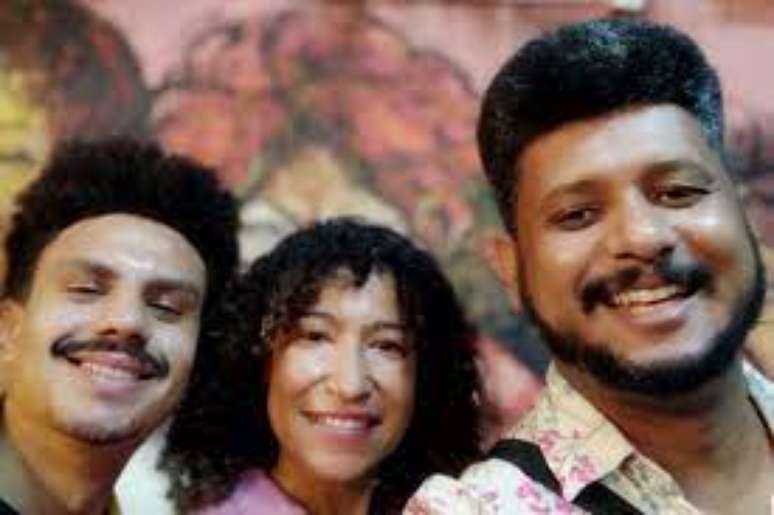 Vinicius Luiz, Márcia Maria Cruz e Gabriel Araújo