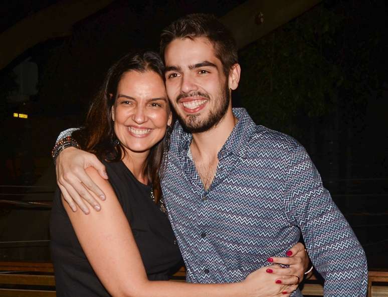 Luciana Cardoso e João Silva na estreia do "Programa do João"