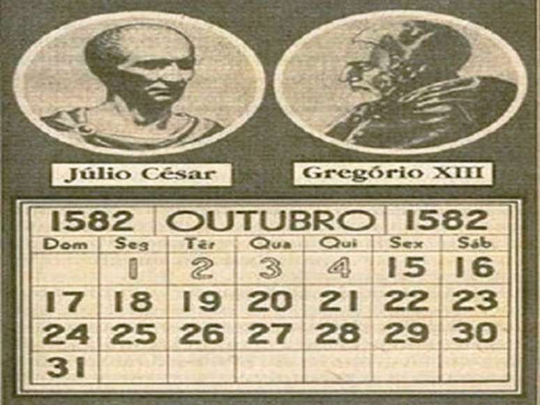 Mudan&ccedil;a do calend&aacute;rio juliano para o gregoriano