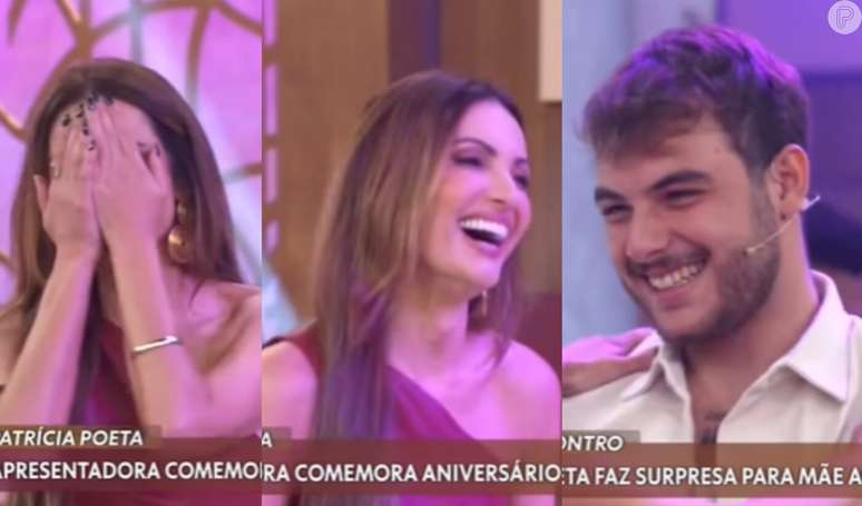 Filho de Patricia Poeta faz surpresa ao vivo no 'Encontro' e beleza do DJ de 21 anos gera elogios na web: 'Um gato'.