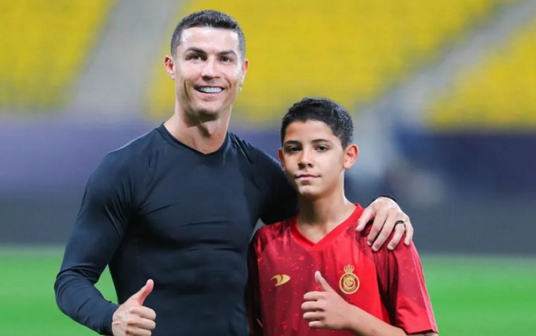 Cristiano Ronaldo e o filho mais velho, Cristiano Ronaldo Jr.
