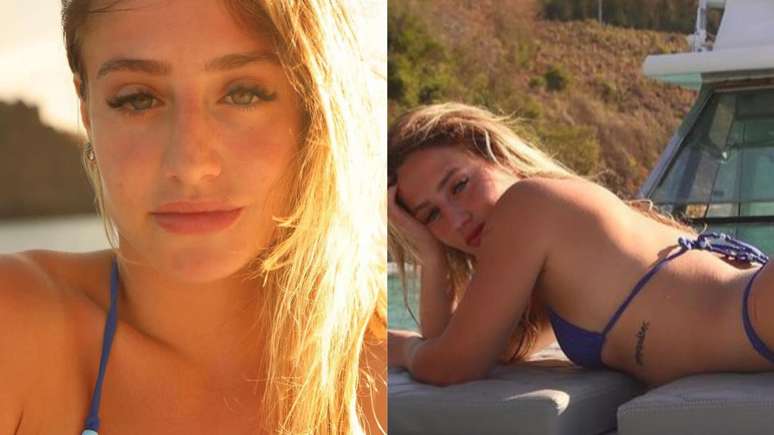 Bruna Griphao impresses when she appears in a thin bikini on a luxury boat