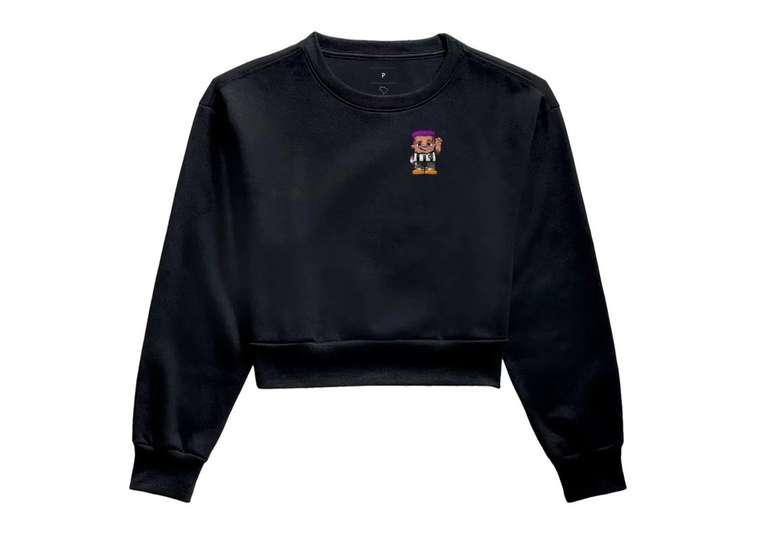 Linha de produtos de Tch&ecirc; Tch&ecirc; tem modelo infantil na cor preta &ndash;