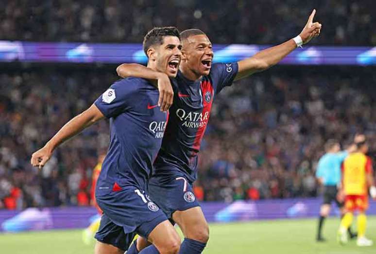 Mbappé e Asensio são dois dos destaques do PSG –