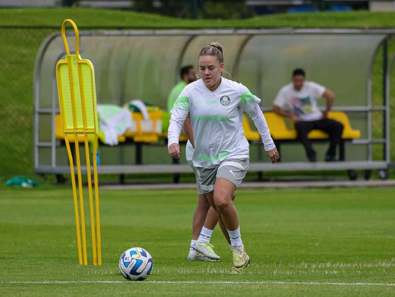 Andressinha comemora classificação do Palmeiras e projeta final do