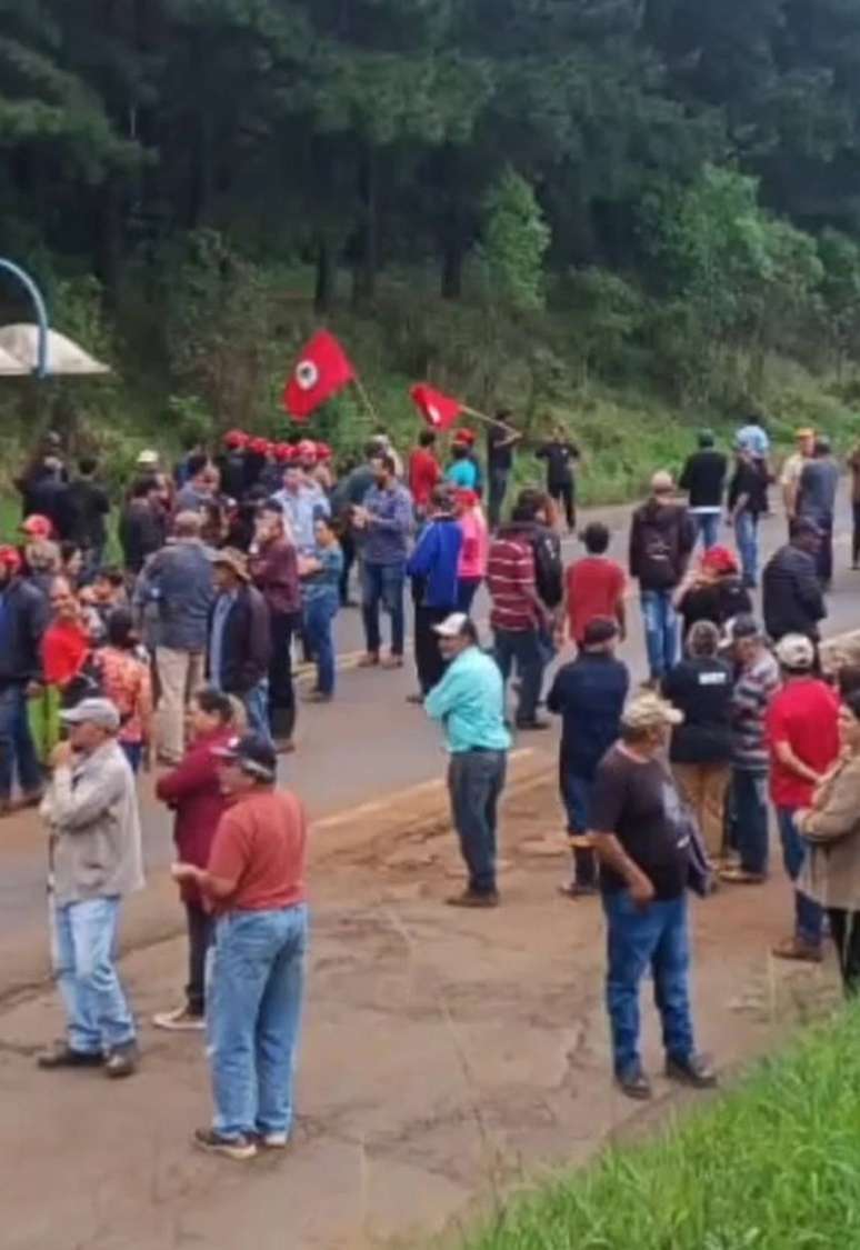 Protesto MST Paraná