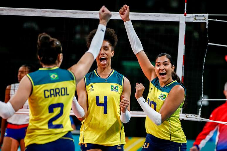 Vôlei feminino: Brasil vence Cuba na estreia dos Jogos Pan-Americanos de  Santiago