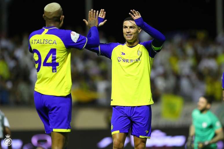 Cristiano Ronalndo e Anderson Talisca decidiram na vitória do Al-Nassr –