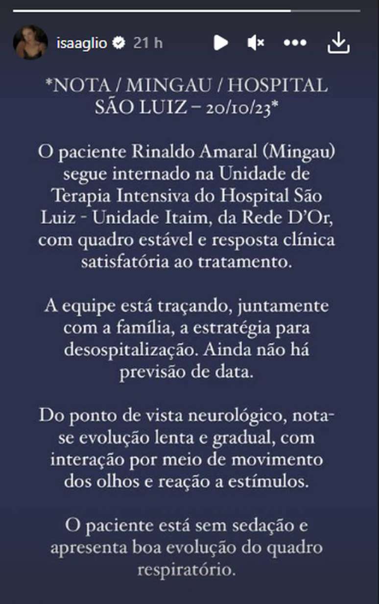 Medical report of bassist Mingau Medical report of bassist Mingau