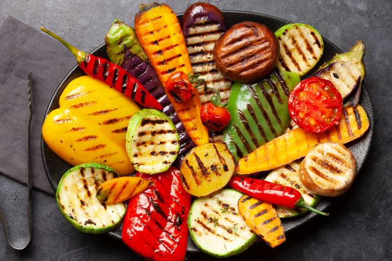 Grilled vegetable salad 