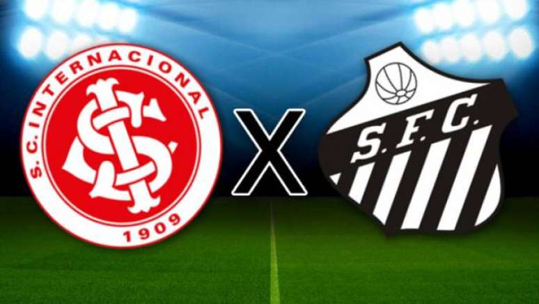 AO VIVO, INTERNACIONAL x SANTOS, BRASILEIRÃO SERIE A