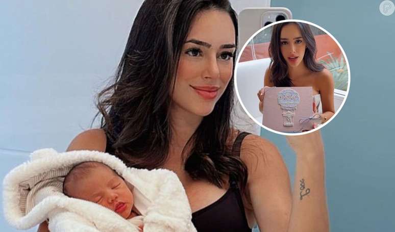 Bruna Biancardi shows off luxurious souvenirs of Mavie’s birth and reveals: ‘They didn’t arrive in time’