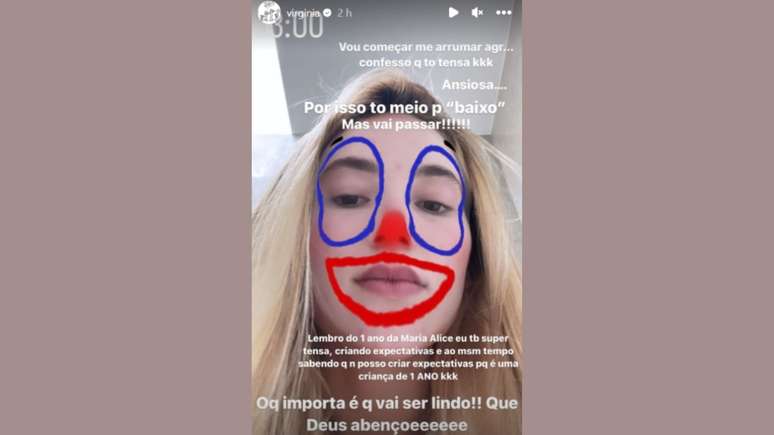 On her daughter’s first birthday, Virginia Fonseca reveals that she is nervous: ‘A little down’