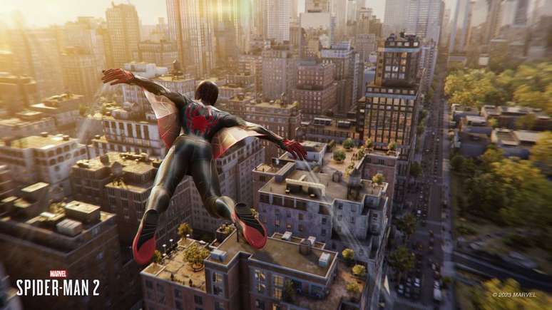 Miles é um bom personagem, mas o impacto de se tornar o único Homem-Aranha precisava ser maior (Imagem: Insomniac Games)