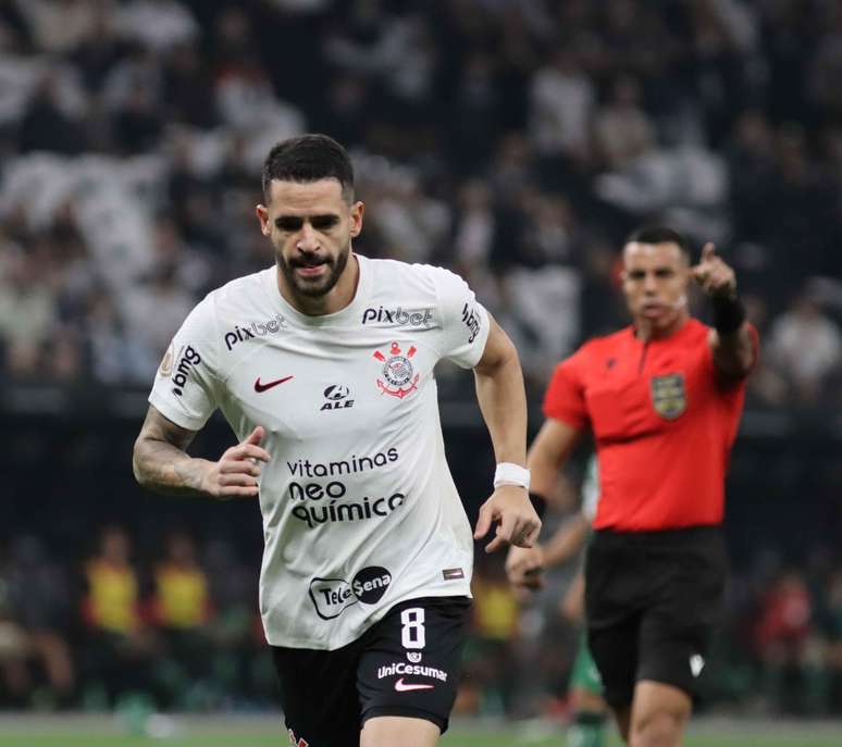 Renato Augusto em Partida entre o Corinthians x America-Mg valida pela Vigesima Oitava Rodada Brasileirao 2023, realizada na Neo QuÃ­mica Arena , na Noite neste Domingo (22)