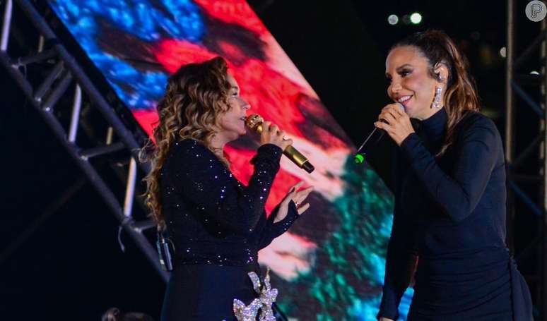‘I already understood’: Daniela Mercury and Ivete Sangalo kiss during a show and exchange declarations of love.  Look at the pictures!