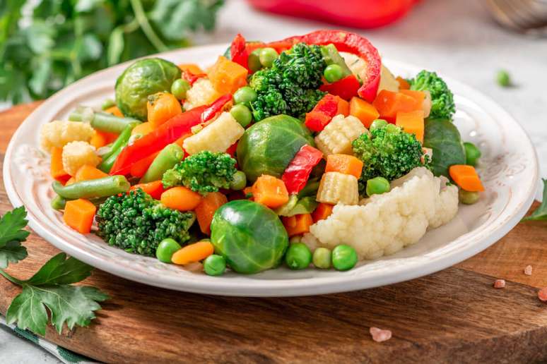 Cada cor de alimento tem uma propriedade diferente 