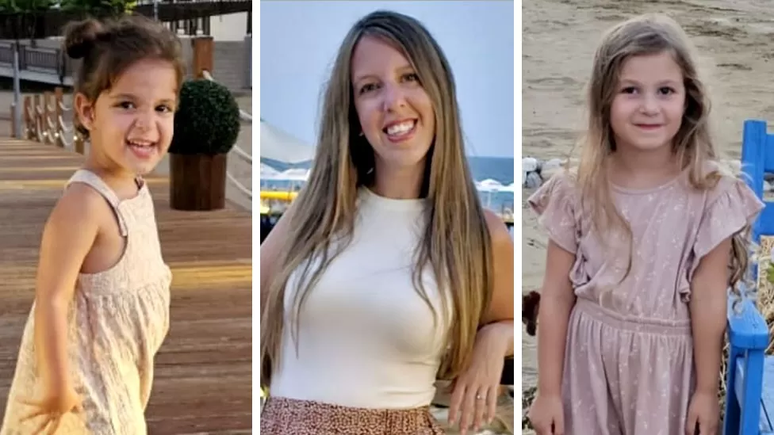 Doron Asher e as filhas Aviv e Raz estão entre os sequestrados, segundo vídeos vistos por parentes