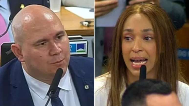 Deputado Abilio Brunini e deputada Erika Hilton