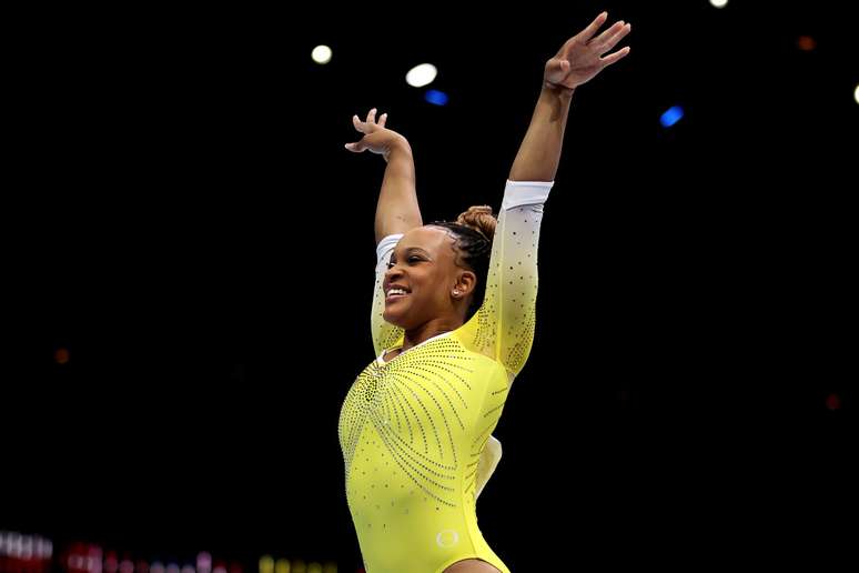 Rebeca Andrade conquista pela primeira vez um ouro nos Jogos Pan-Americanos