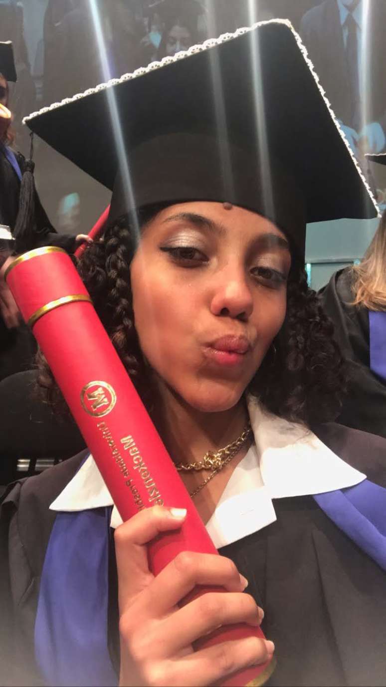 A jovem publicit&aacute;ria se formou ap&oacute;s a pandemia de covid-19