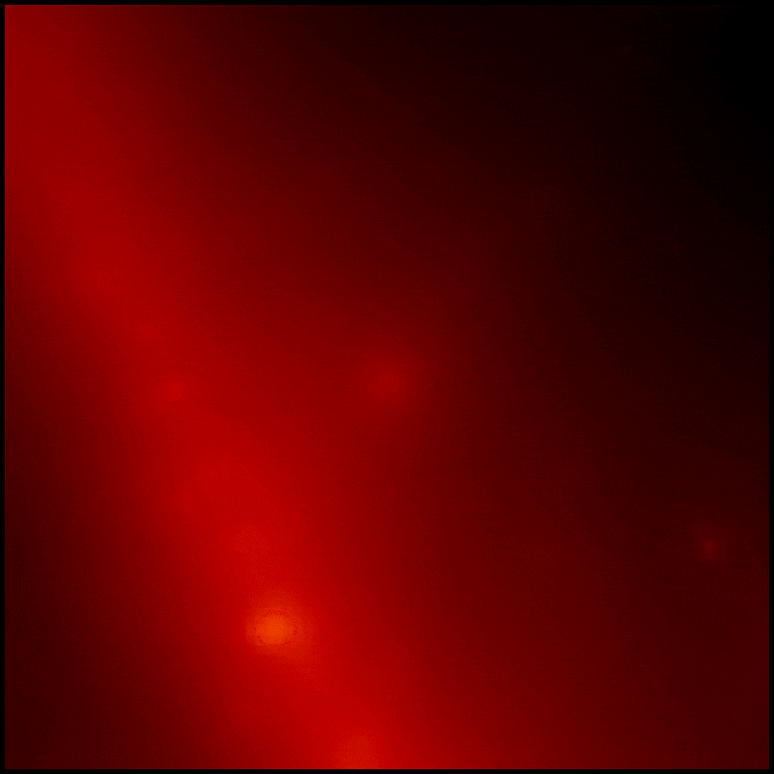 Imagens do evento feitas pelo telescópio Fermi; cada quadro mostra raios gama com energias superiores a 100 milhões de elétron-volts (MeV) (Imagem: Reprodução/Colaboração NASA/DOE/Fermi LAT)