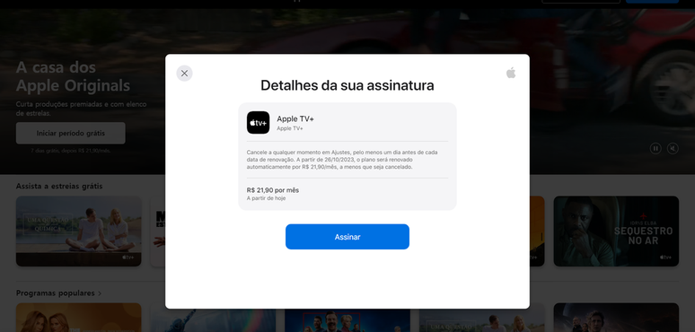 Como cancelar sua assinatura do Apple TV+ - Appletv+