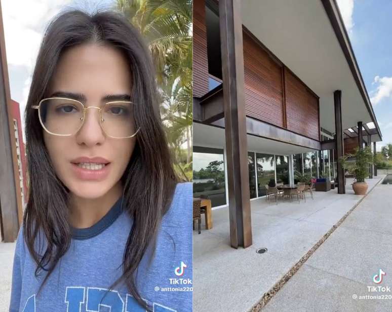 Antonia Morais mostra casa da família em Brasília