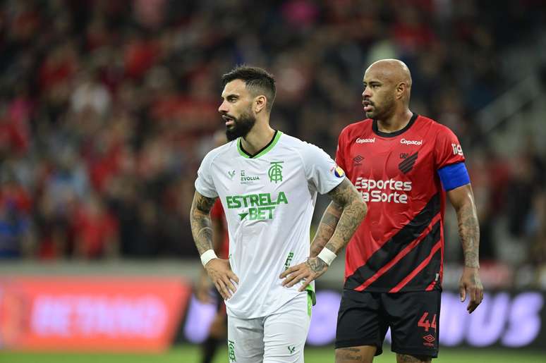 O Athletico venceu o América na Ligga Arena, em Curitiba - 