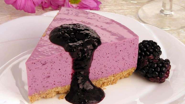 Cheesecake de amoras