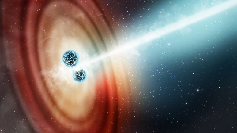 James Webb detects heavy elements in merging neutron stars