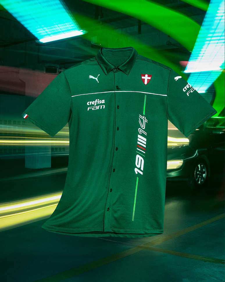 Camisa do Palmeiras homenageia o automobilismo –