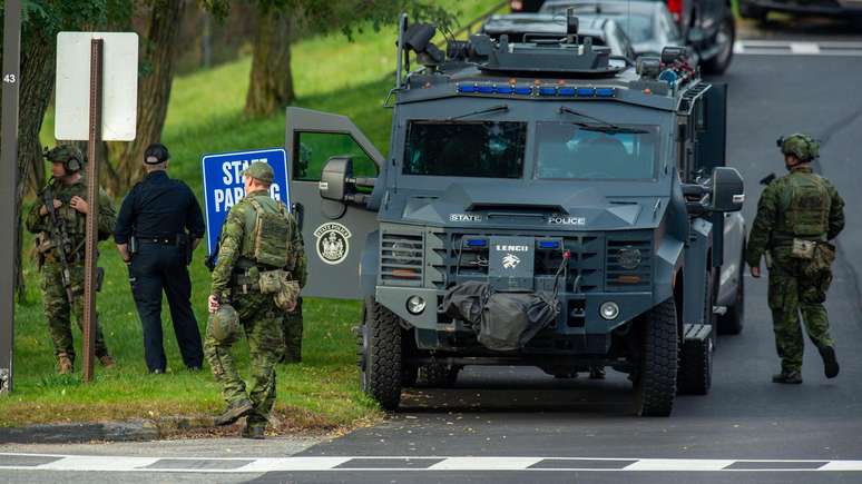 Agentes locais, estaduais e federais foram mobilizados para capturar suspeito