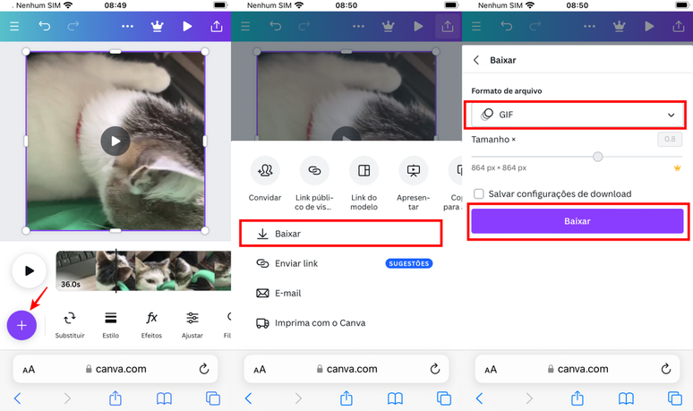 COMO FAZER GIFS no CANVA sem programa e usar no INSTAGRAM 