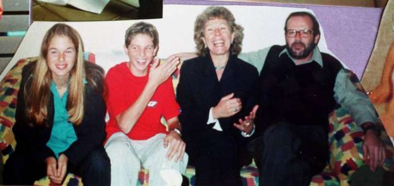 Foto da família Richthofen: Suzane, Andreas, Marísia e Manfred. Sergio Castro/AE 